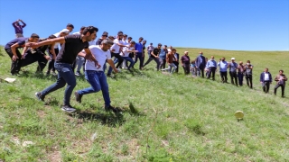 Van’da bal yuvarlama yarışması renkli görüntüler oluşturdu