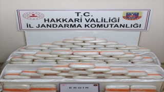 Hakkari’de 84 kilo 800 gram eroin ele geçirildi