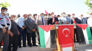 Şanlıurfa’da ”Mescidi Aksa ve Kudüs’e destek çadırı” kuruldu