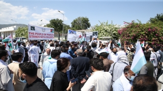 İsrail’in Filistin’e yönelik saldırıları Pakistan’da protesto edildi