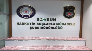 Samsun’da 7 bin 252 kapsül sentetik hap ele geçirildi