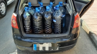 Batman’da düzenlenen operasyonda 855 litre sahte içki ele geçirildi