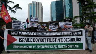 İsrail’in Mavi Marmara gemisine saldırısı İstanbul’da protesto edildi 