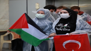 İsrail’in Mescidi Aksa’ya yönelik ihlalleri Rize’de protesto edildi