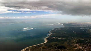 Marmara Denizi’ndeki müsilaj havadan görüntülendi