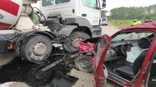 Kastamonu’da beton mikseriyle hafif ticari araç çarpıştı: 1 ölü