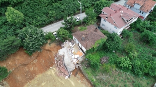 Sağanak sonucu su baskınları yaşanan Düzce’de hasar tespiti yapıldı