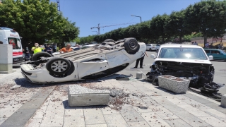 Bahçelievler’de meydana gelen trafik kazasında 1 kişi yaralandı