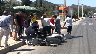 Bodrum’da otomobille çarpışan motosikletin sürücüsü hayatını kaybetti