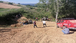 Kütahya’da devrilen traktörün altında kalan sürücü öldü