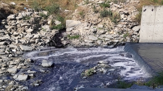 Haramidere’de atık sular nedeniyle kötü koku oluştu