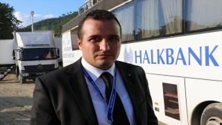 Halkbank, sel felaketi yaşayan Bozkurt’a gönderdiği araçlarla yardım ediyor