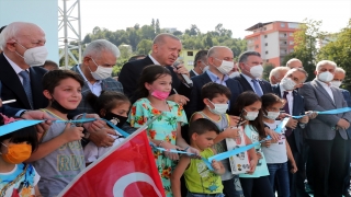 Cumhurbaşkanı Erdoğan, Salarha Tüneli ile Çarşı Mahallesi Kentsel Dönüşüm Projesi Açılışı’nda konuştu: (1)