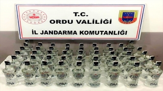 Ordu’da düzenlenen sahte içki operasyonunda 1 şüpheli yakalandı