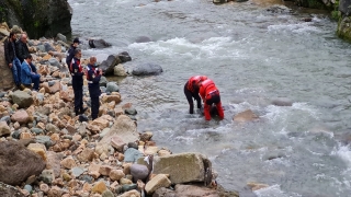 Giresun’da korkuluğuna çarptığı köprüden dereye düşen kamyonet sürücüsü yaşamını yitirdi