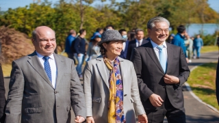 Çin’in Guancou şehrinde ”Türkiye Hatıra Ormanı” kuruldu