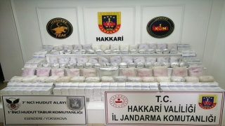 Hakkari kırsalında 89 kilogram eroin ele geçirildi