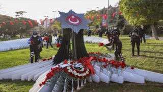 Beşiktaş Vodafone Stadı’ndaki terör saldırısında şehit olanlar anıldı