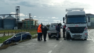 Silivri’deki trafik kazasında 4 kişi yaralandı