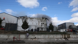 Çorum’da bir fabrikada çıkan yangın hasara neden oldu