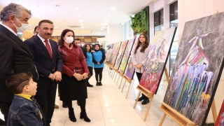 Siirt’te ”Mevlana insan ve doğa” konulu resim sergisi açıldı