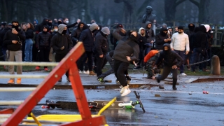 Brüksel’de binlerce kişi bir kez daha Kovid19 tedbirlerini protesto etti