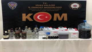 Sivas’ta kaçak içki operasyonu düzenlendi