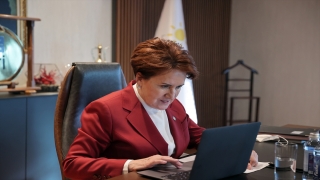 İYİ Parti Genel Başkanı Akşener, AA’nın ”Yılın Fotoğrafları” oylamasına katıldı