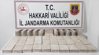 Hakkari kırsalında 44 kilogram eroin ele geçirildi