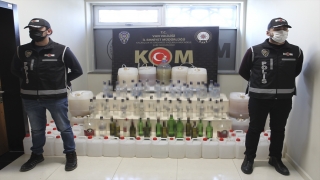 Van’da 254 litre sahte alkol ele geçirildi