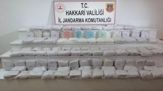 Hakkari’de İHA destekli operasyonda 103 kilo 500 gram eroin ele geçirildi 