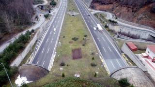 Bolu Dağı Tüneli’nden geçen yıl 10 milyon 550 bin araç geçti