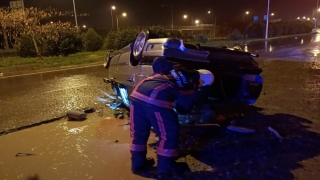 Ordu’da devrilen otomobilin sürücüsü öldü