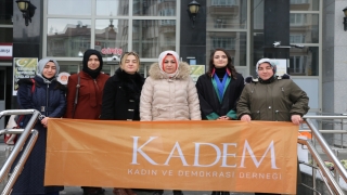 Çorum’da şiddet mağduru kadına KADEM’den destek açıklaması