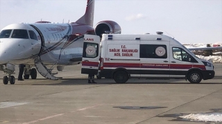 Adıyaman’da kalp hastası bebek ambulans uçakla Konya’ya sevk edildi