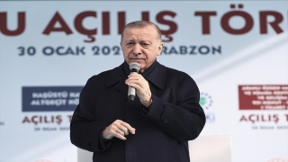 Cumhurbaşkanı Erdoğan, Trabzon’da toplu açılış töreninde konuştu: (1)