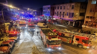 Zeytinburnu’nda tekstil atölyesinde çıkan yangın söndürüldü