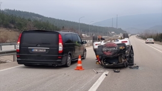 Karabük’te otomobille çarpışan cip devrildi, 7 kişi yaralandı