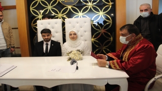 Gaziantep, Şanlıurfa, Kahramanmaraş ve Malatya’daki nikah dairelerinde 14 Şubat yoğunluğu