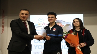 2022 Kış Olimpiyatları’nda 6. olan Furkan, öğrencilere tavsiyelerde bulundu: