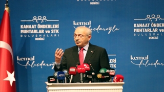 Kemal Kılıçdaroğlu, Denizli’de muhtarlar ve STK temsilcileriyle buluştu: