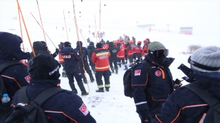 Arama kurtarma ekipleri Erzurum’daki ”Büyük Kış Tatbikatı”na hazır