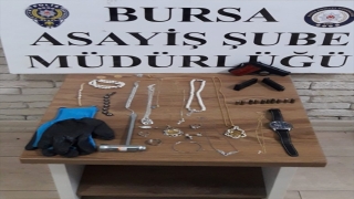 Bursa’da 18 evden hırsızlık yaptığı öne sürülen zanlı yakalandı