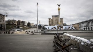 Ukrayna’nın başkenti Kiev’de savaş hazırlıkları devam ediyor 