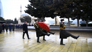 Azerbaycan’da Çanakkale Deniz Zaferi’nin 107. yıl dönümü dolayısıyla tören düzenlendi