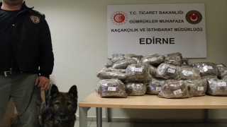 Kapıkule’de bir otobüste 119 kilo 670 gram esrar ele geçirildi