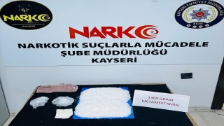 Kayseri’de yolcu otobüsünde 1 kilo 300 gram sentetik uyuşturucu ele geçirildi