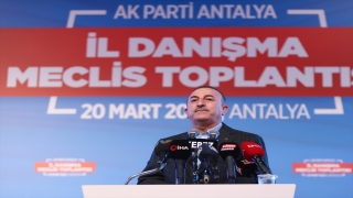 Dışişleri Bakanı Çavuşoğlu, AK Parti Antalya İl Danışma Meclis Toplantısı’nda konuştu: (1)