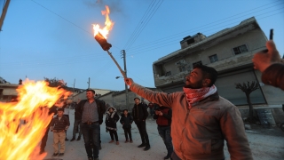 Suriye’nin kuzeyinde Nevruz ateşi yakıldı