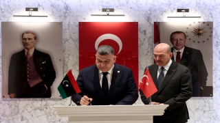 İçişleri Bakanı Soylu, Libyalı mevkidaşı ile görüştü